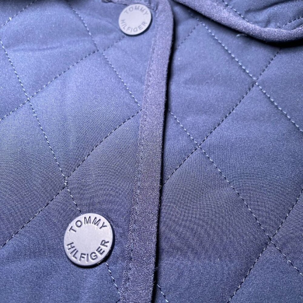 TOMMY HILFIGER Quilted Jacket Navy Size XXL - Picture 7 of 11